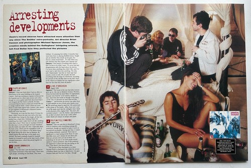 Oasis 1995 page magazine - -,