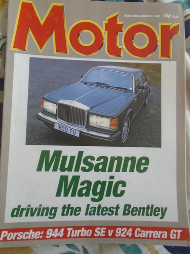 Motor mar 1988 porsche - motor,