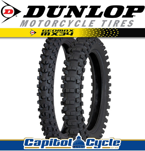 Dunlop geomax mx34 tire set - tire,