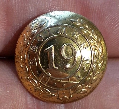 Button british indian army - button,