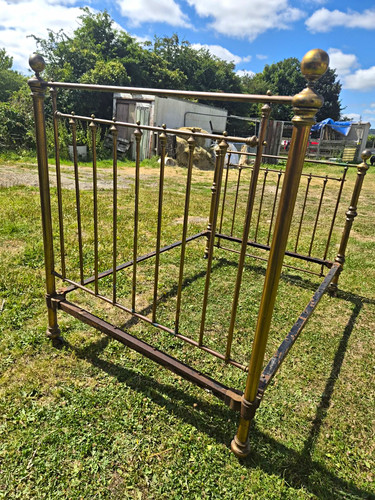 Brass iron single - brass, frame