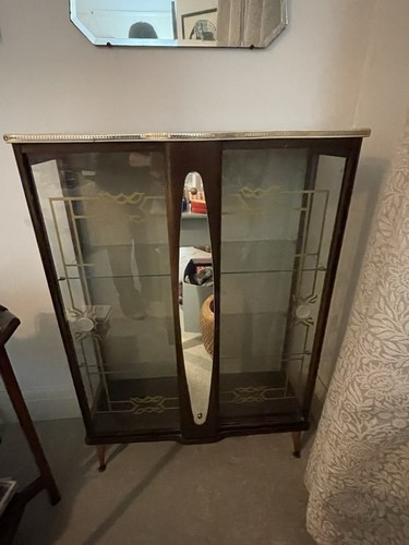 1950s vintage glass - 1950s, glass-fronted