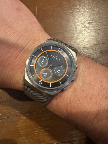 Skagen chronograph titanium - chronograph,