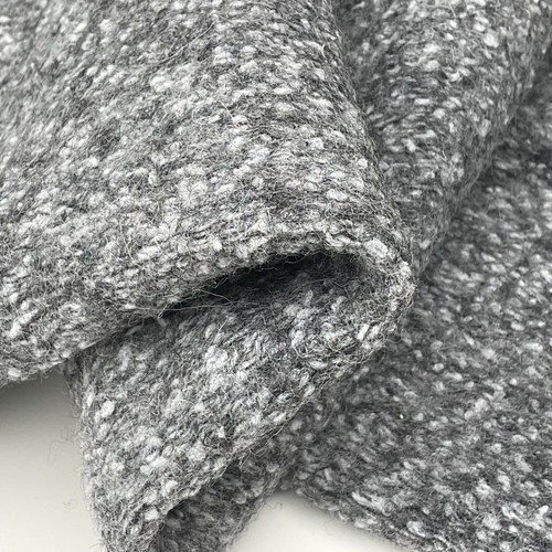Light grey boucle boiled - light,