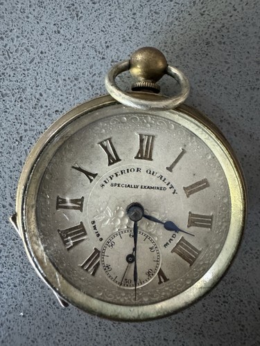 Antique swiss 18ct gold pocket - 18ct,