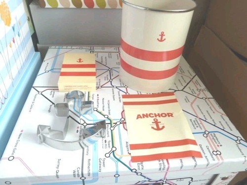 Anchor butter utensil tin - anchor, &