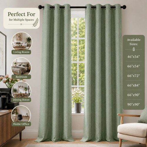Luxury sage green blackout - luxury,