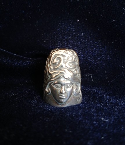 Art nouveau style medusa head - art,