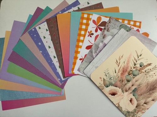 25x assorted patterned backing - assorted,