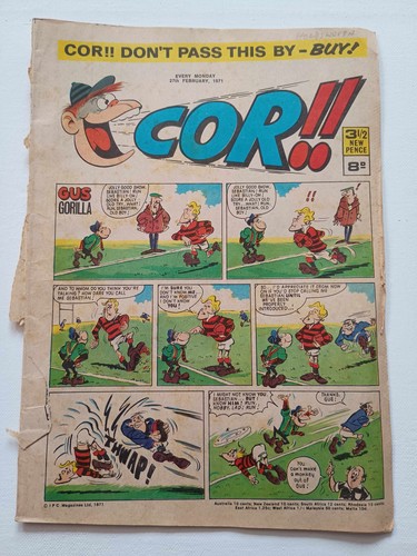 Cor 27th february 1971 - cor!!,