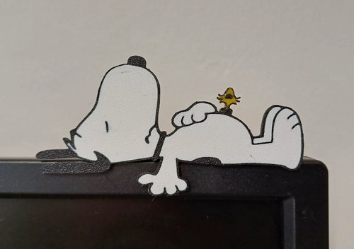 Snoopy monitor decoration - snoopy,