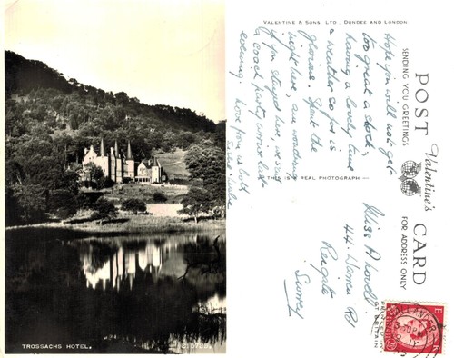 Vintage postcard trossachs - postcard,
