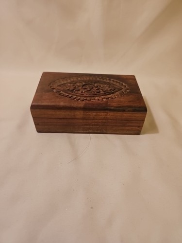 Vintage hand carved hinged - vintage,