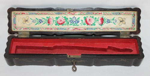 Antique chinese lacquer - chinese, fan