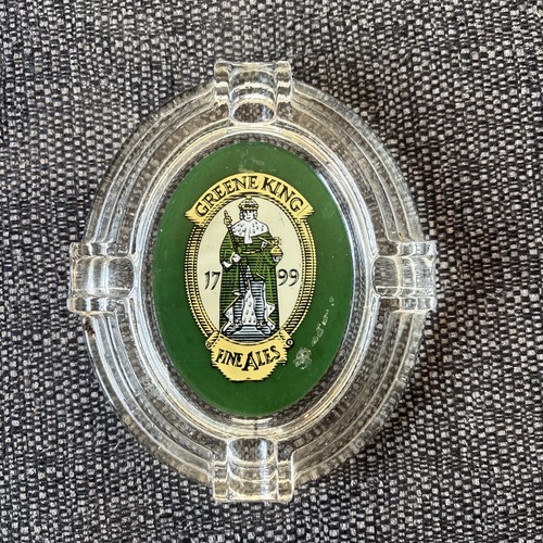 Greene king glass ashtray fine - greene,