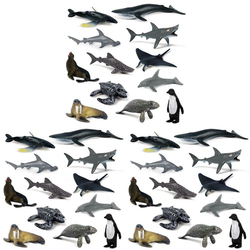 36pcs simulation marine - 36pcs,