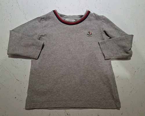 Moncler boys grey long sleeve - boys,