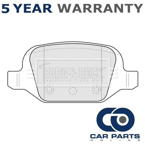 Brake pads set - brake, rear