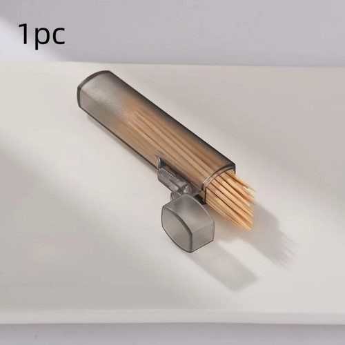 Toothpick holder travel case - toothpick,