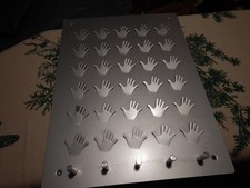 Metal memo noticeboard card - metal,