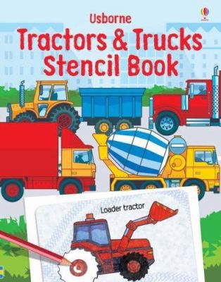 Tractor trucks stencil - &,