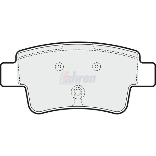 Brake pads set for - for, vauxhall