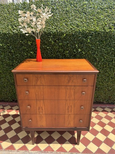 Vintage mcm teak chest - vintage, of