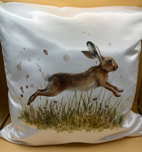 Personalised watercolour hare - watercolour,