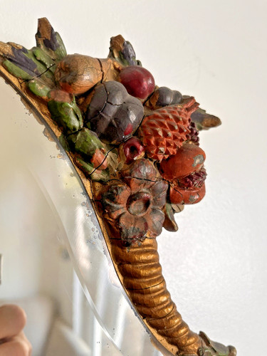 Large wall hung antique - wall,
