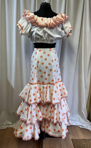 Vintage spanish flamenco - vintage, white