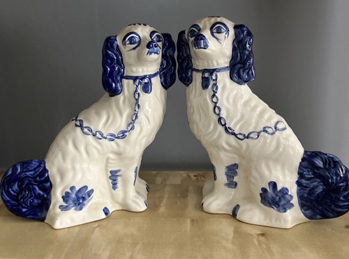 Vintage blue white - vintage, &