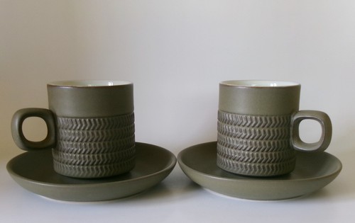 Two denby chevron - two,