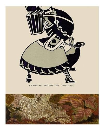 Vintage art nouveau wall - art,