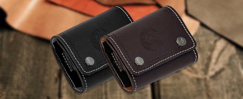 Leather cartridge wallet - leather,