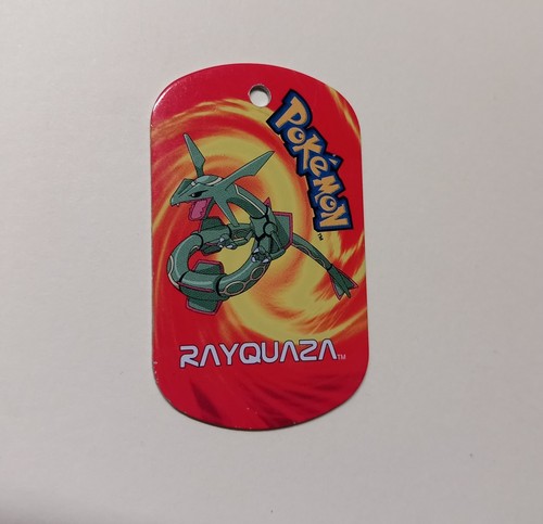 Rayquaza metal dog tag - rayquaza,