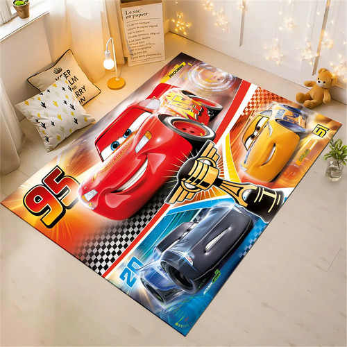 Mcqueen rug car kids - mcqueen,