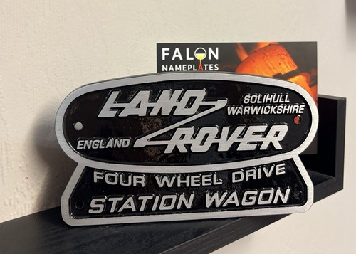 Land rover badge cast - badge,