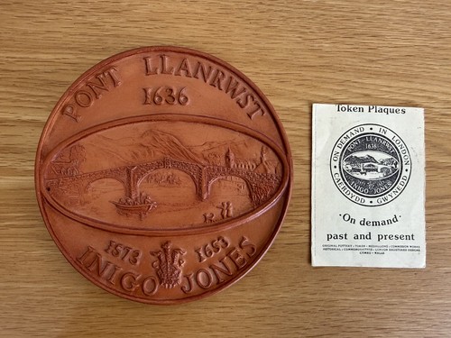 Vintage welsh wall token - vintage,