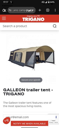Trigano galleon trailer - trigano,