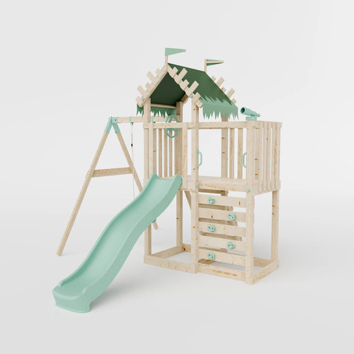 Extended climbing frame - climbing, with