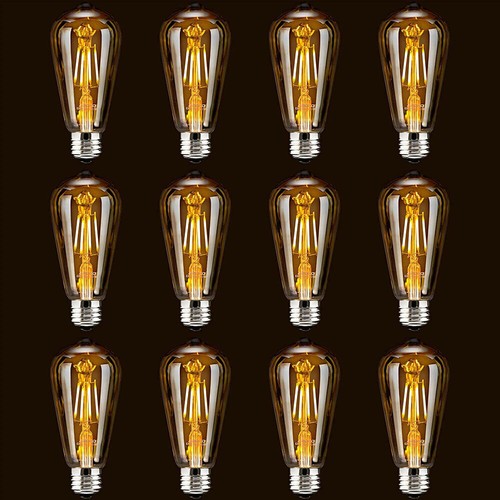 Vintage e27 st64 filament - vintage, led