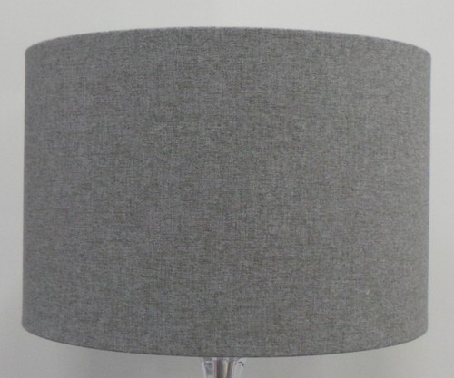 Brushed grey lampshade - lampshade, for