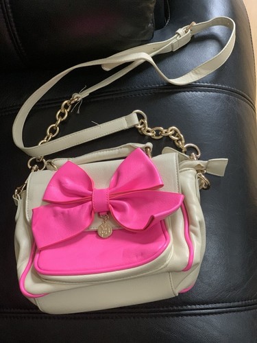 Pink and cream bow style - and,