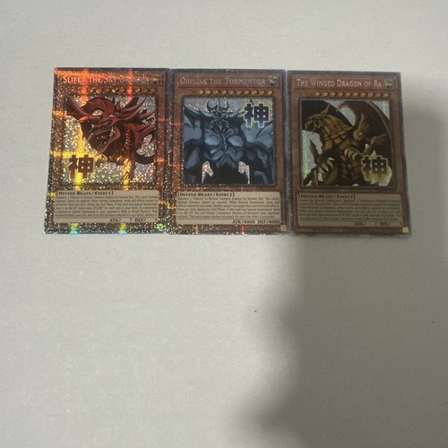 Yugioh egyptian god set - egyptian,