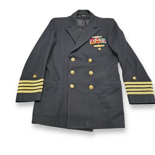 Vintage navy captain dress - navy,