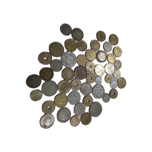 Various foreign coins - foreign,