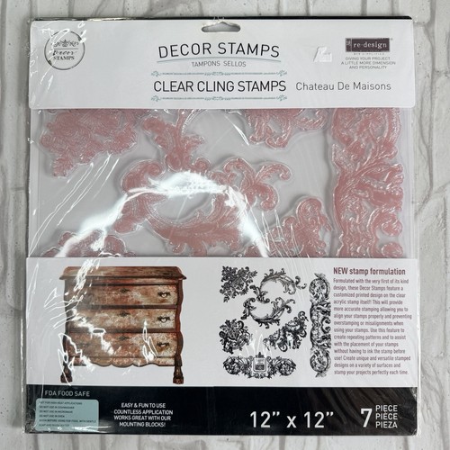 Clear cling decor - clear,
