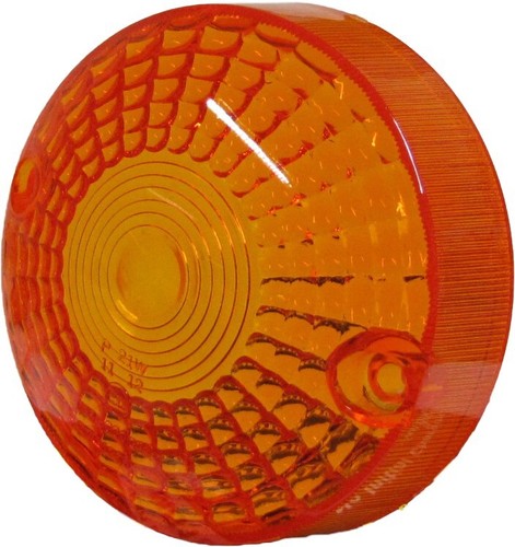 Indicator lens rear amber - r/h,