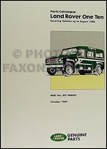 Land rover 110 parts - land,