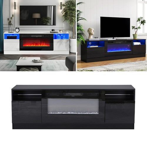 Electric fireplace with - electric, tv
